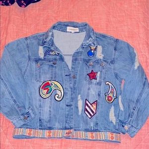 Patch jean jacket